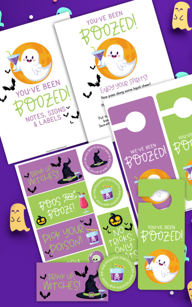You've Been Boozed Printables - OhMy-Creative Shop